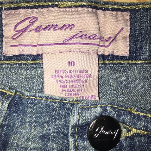 gumm jeans Girls Size 10 - Picture 4 of 6